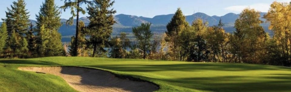 Tee off at Whitefish Golf Course, a short 5 minute drive from our doorstep