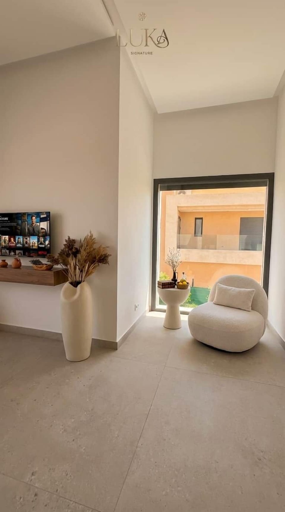 Modern Living Room With Large Window-6
