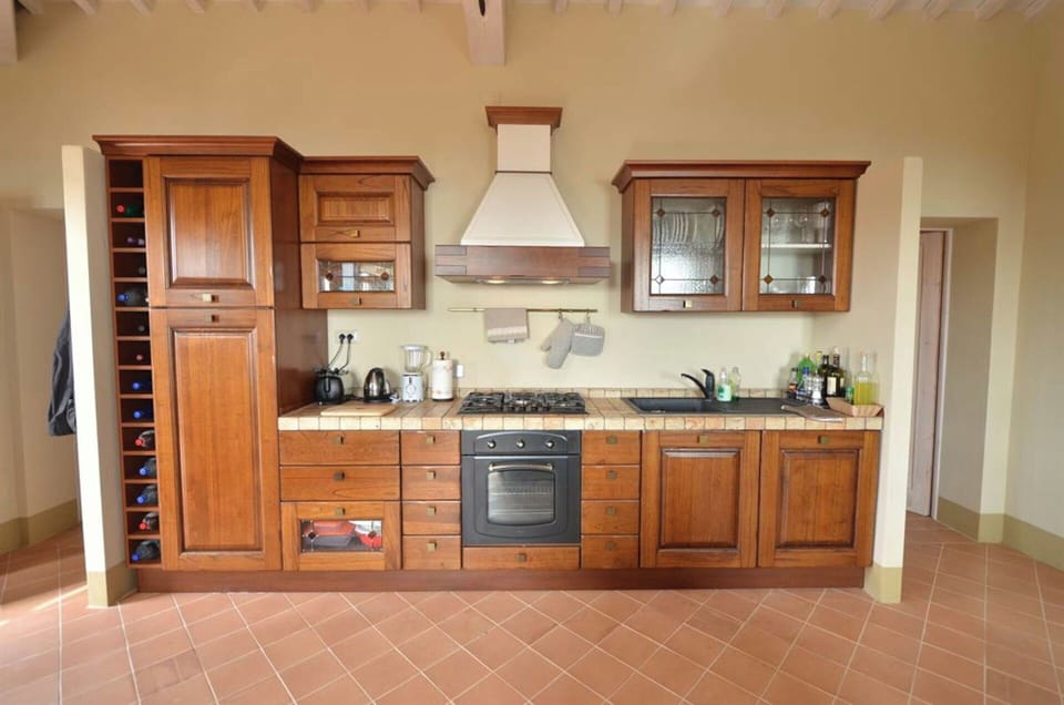 Furniture, Kitchen, Cabinetry, Flooring, Kitchen Appliance, Major Appliance, Wood, Countertop, Interior Design, Cupboard