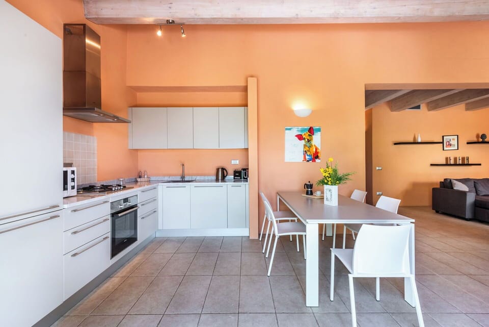Interior Design, Furniture, Flooring, Floor, Kitchen, Ceiling, Kitchen & Dining Room Table, Chair, Room, Countertop