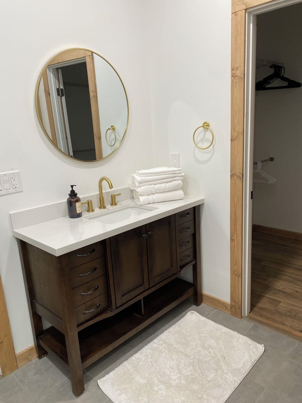 A full bathroom is located off the main bedroom.