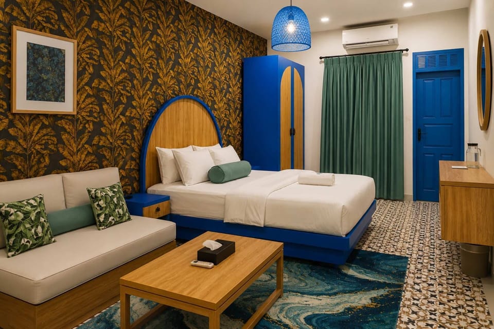 Deluxe Double Room, Non Smoking | Desk, WiFi (free)