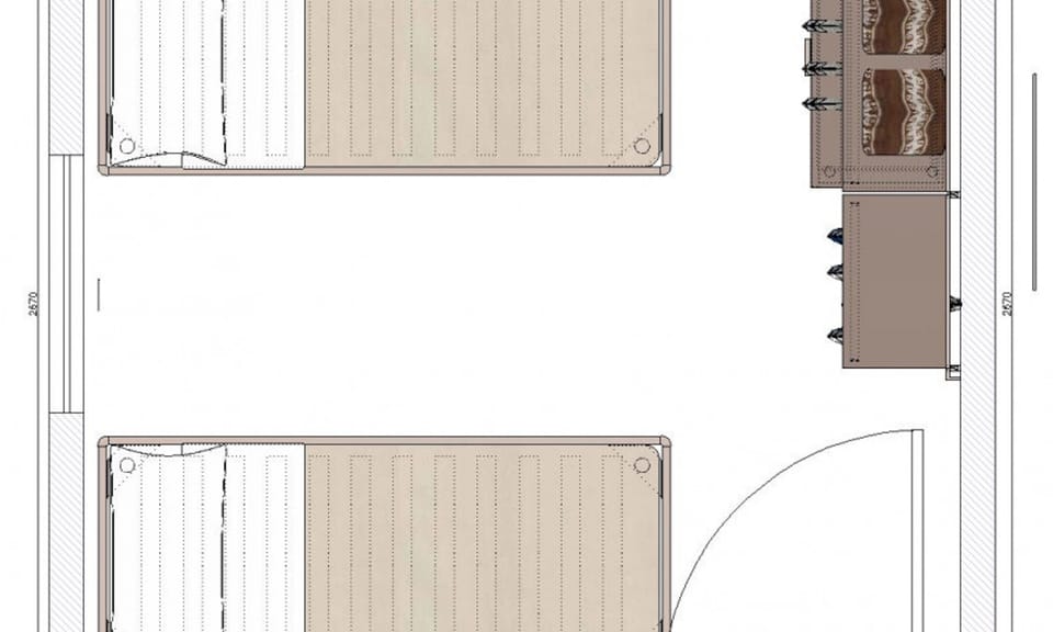Villa, 2 Bedrooms, Patio, Garden View | Floor plan