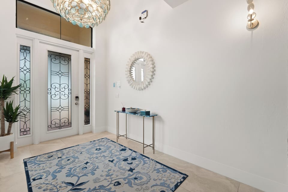Entrance into Blue paradise.
