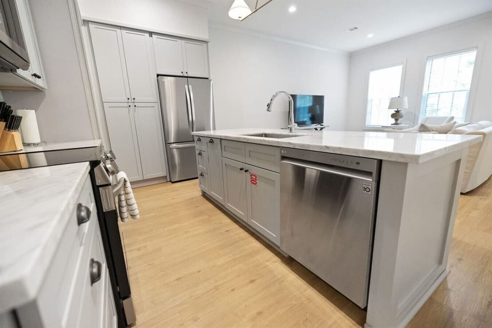 Cozy kitchen for beach trip essentials