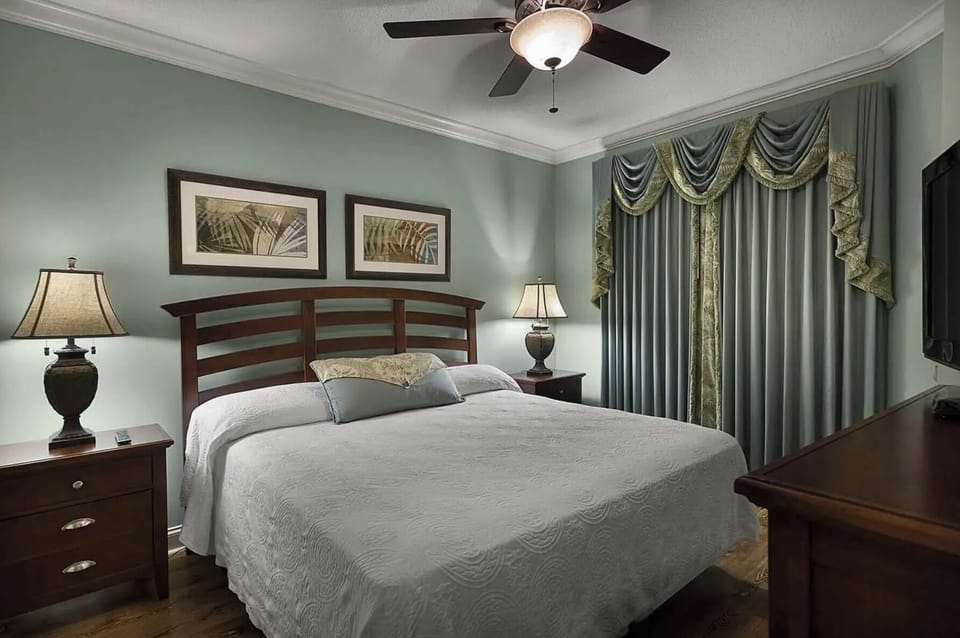 Bedroom. Interior and views may vary based on location and availability