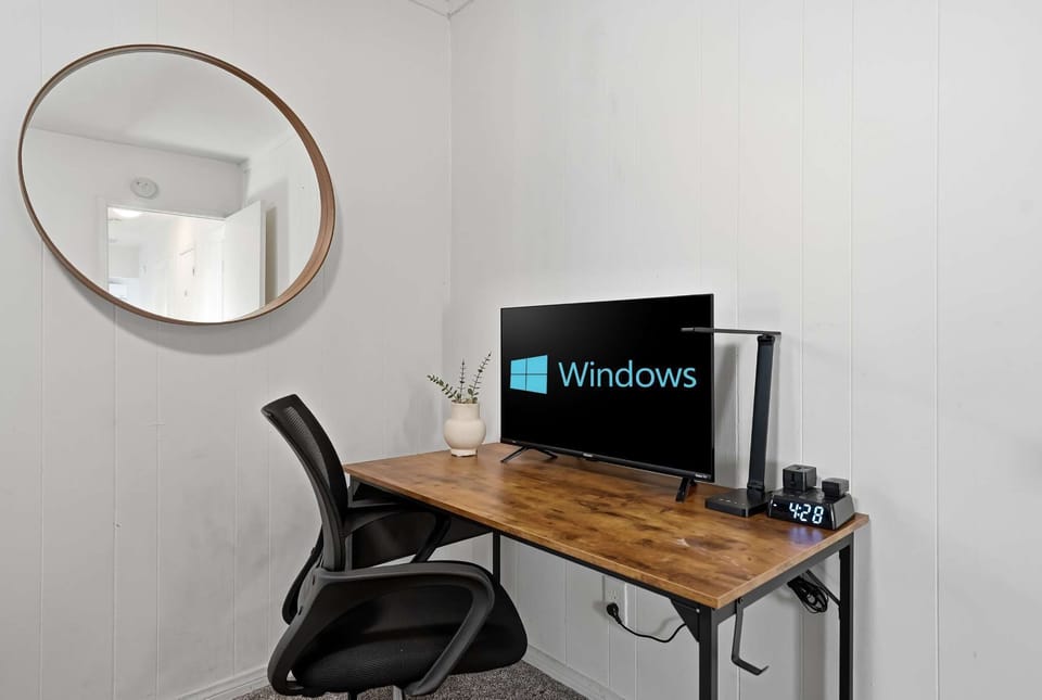 Dedicated work desk for remote work or study