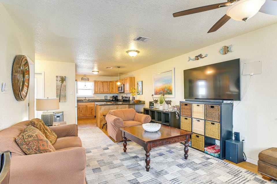 Living Area | Queen Sleeper Sofa | Smart TV | Board Games | 1st Floor