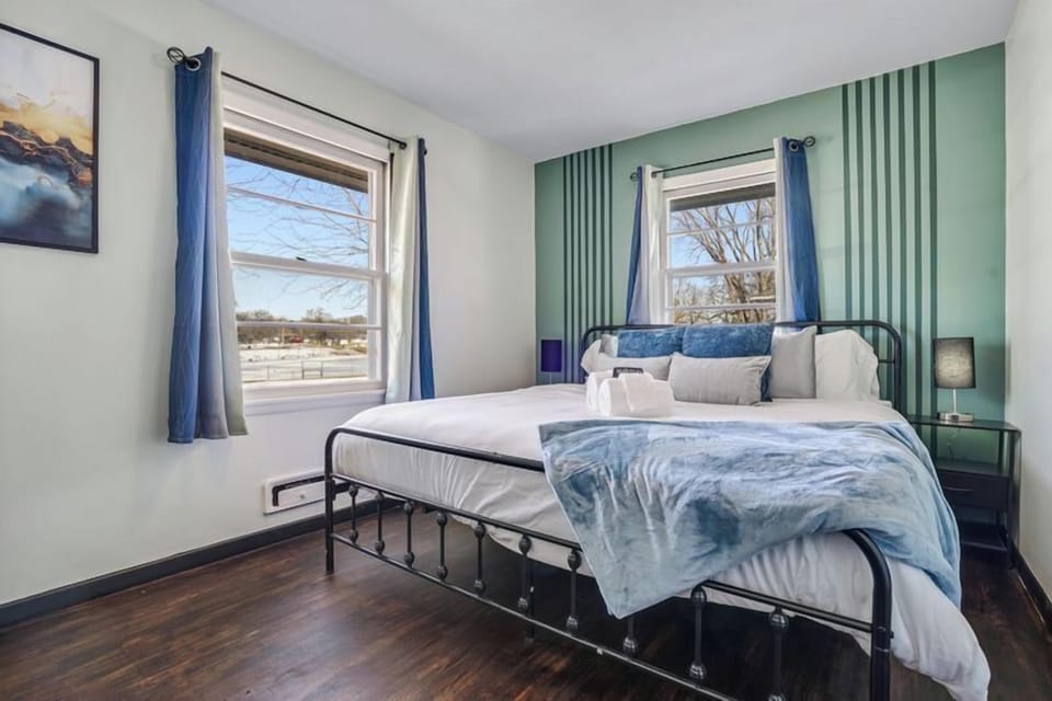 King Bed in the master bedroom