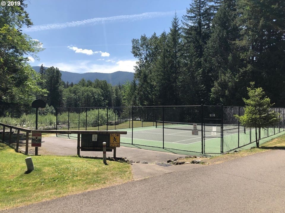 Neighborhood tennis/pickle ball court