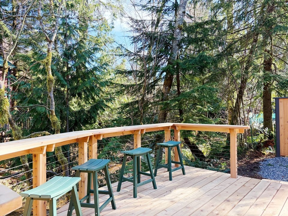 Deck over creek