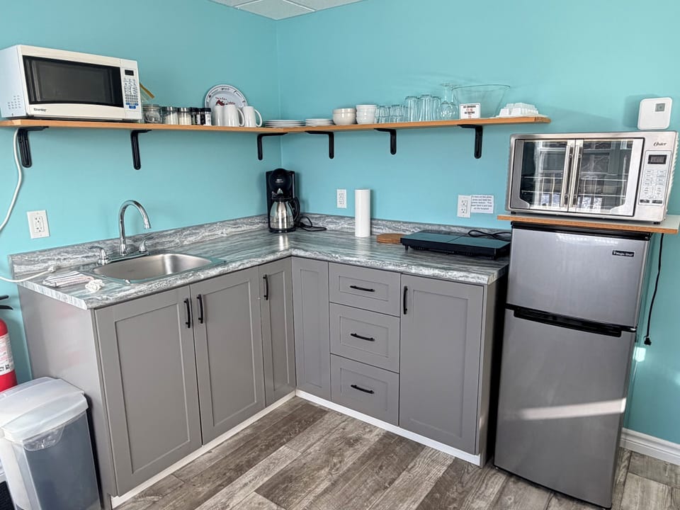 Apartment, 1 King Bed, Kitchenette, Ocean View | Private kitchen