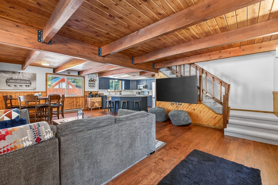 Living- dining- kitchen- main level