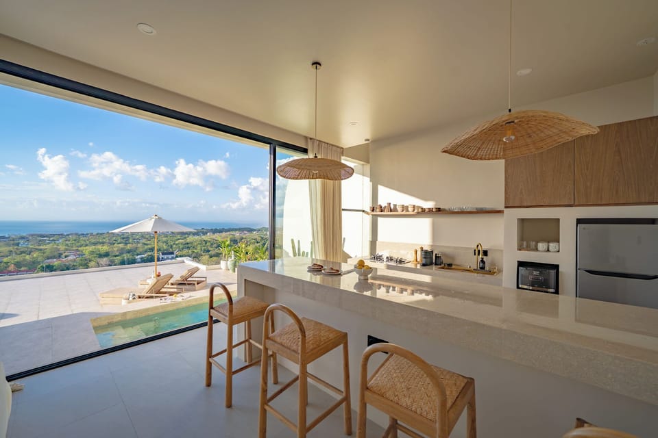 Villa, 2 Bedrooms, Private Pool, Ocean View | Private kitchen | Coffee/tea maker, fridge, cookware/dishes/utensils, freezer