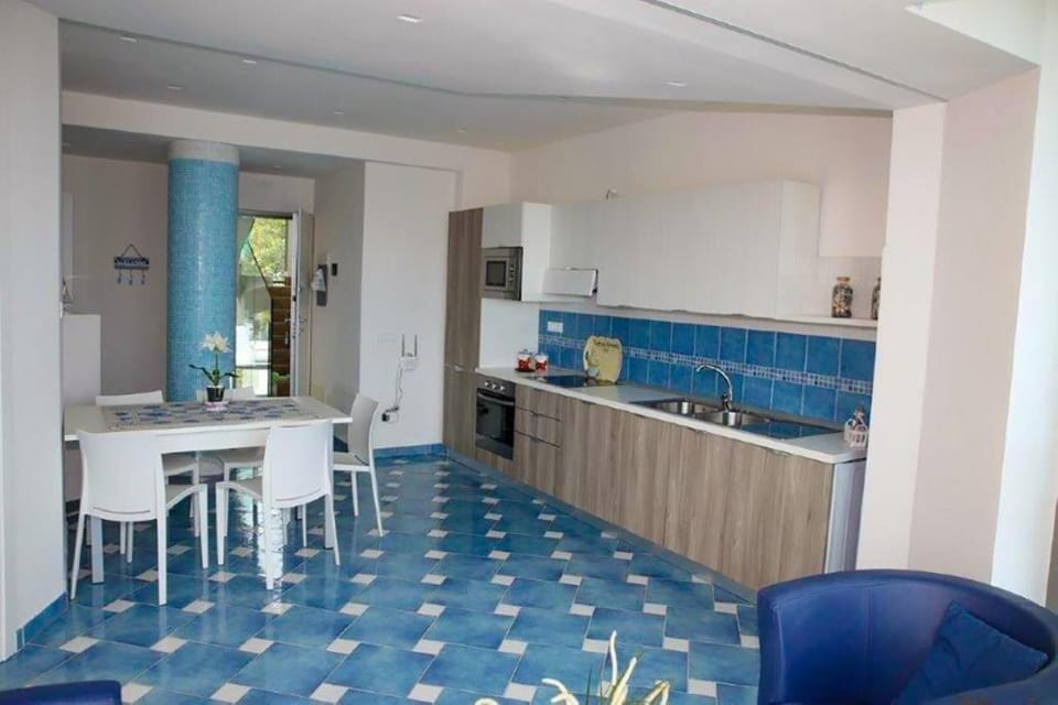 Kitchen and dining area