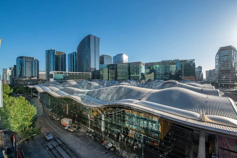Southern Cross Station right infront
