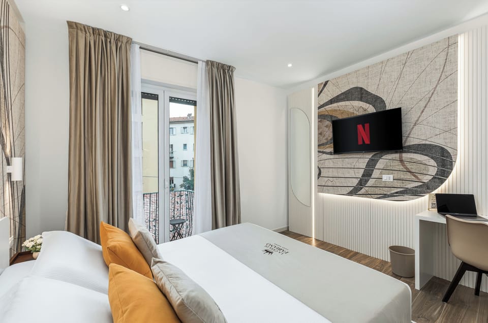 Superior Double Room, Balcony, City View | Premium bedding, down comforters, memory foam beds, in-room safe
