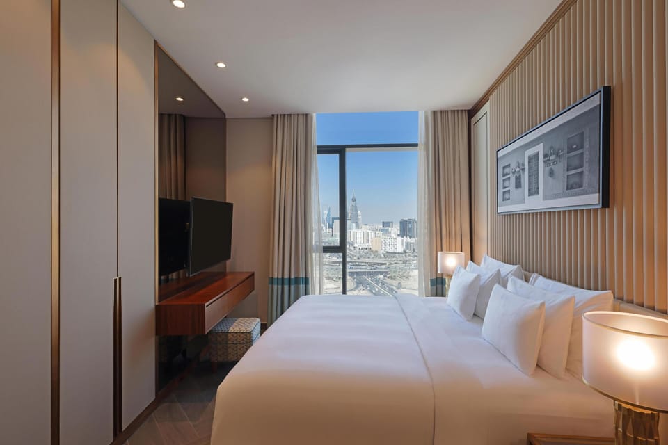 Premium bedding, minibar, in-room safe, soundproofing
