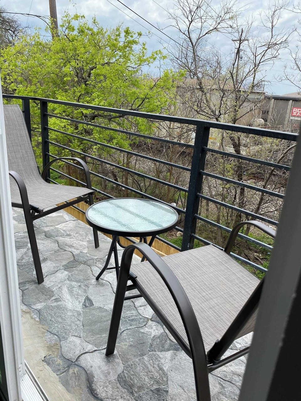 Get your thoughts together in the upstairs balcony 
