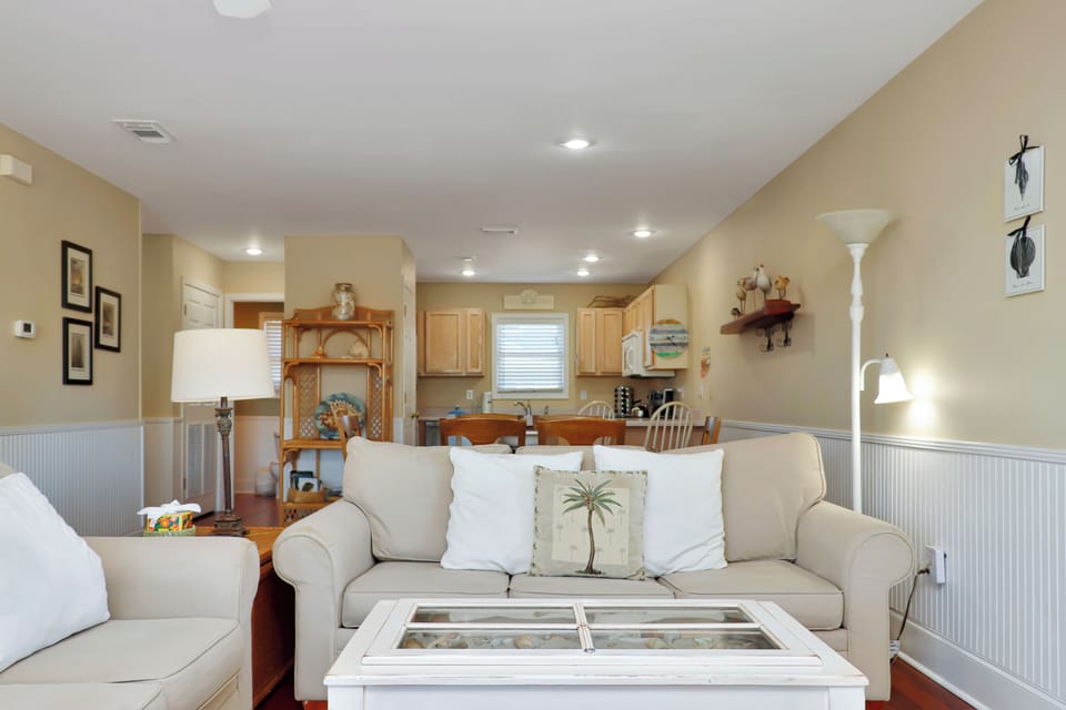 Living Room, Dining Area and Kitchen