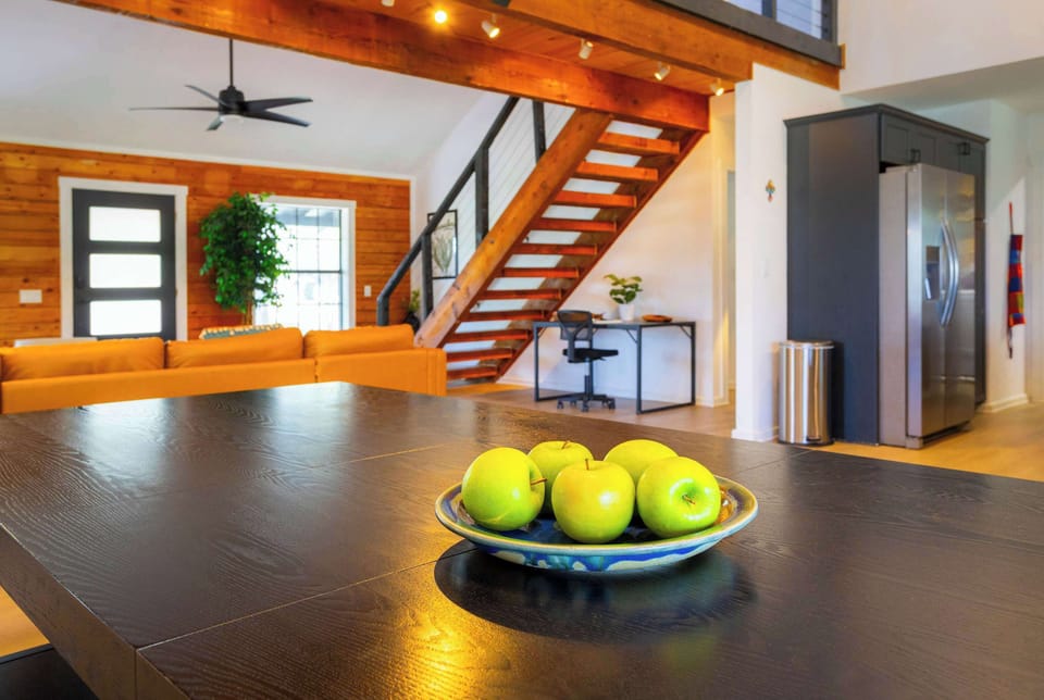 Dining table with seating for 8 