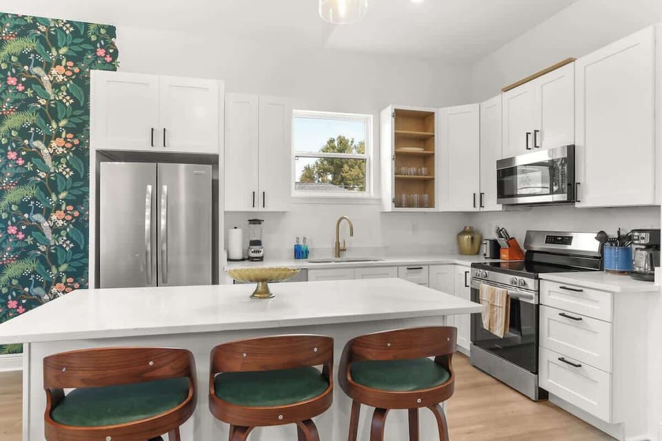 Fully stocked kitchen