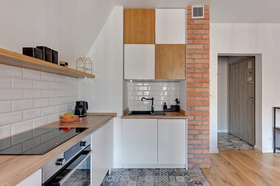 Comfort Apartment, City View | Private kitchen