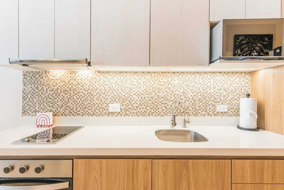 The kitchen is fully equipped so you can cook like at home if you wish.