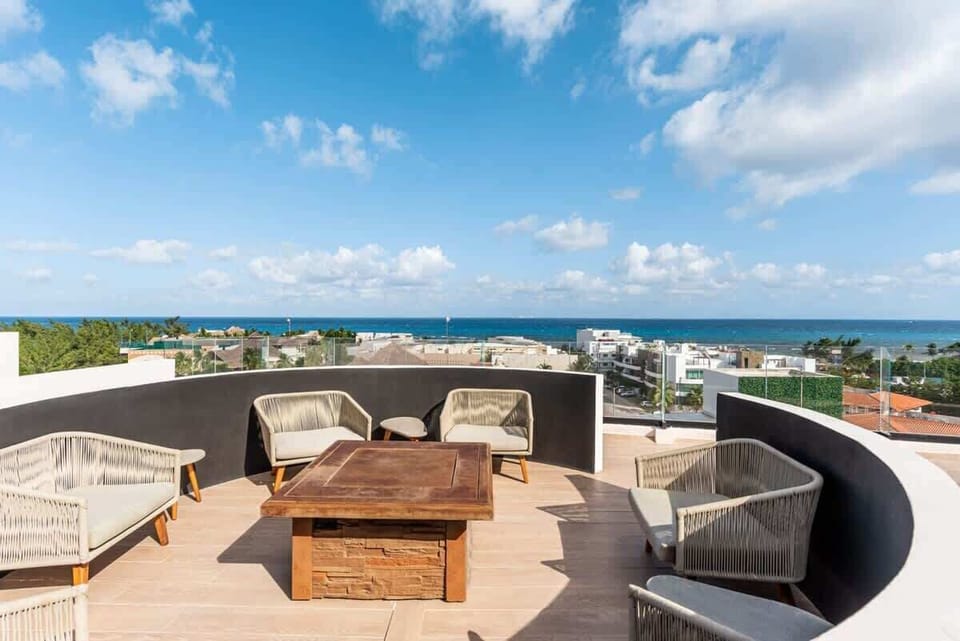 Stunning rooftop views; enjoy the fresh sea breeze.