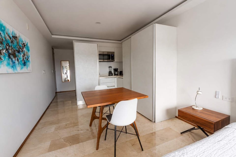 Dining area; enjoy meals.