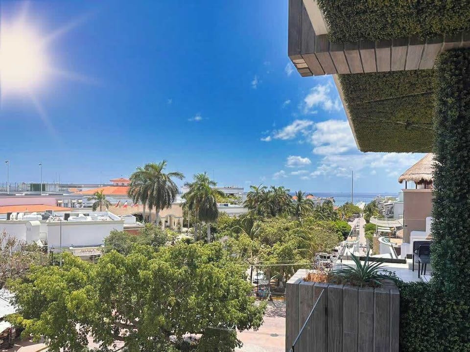 You'll have one of the best views of the city from your private balcony.