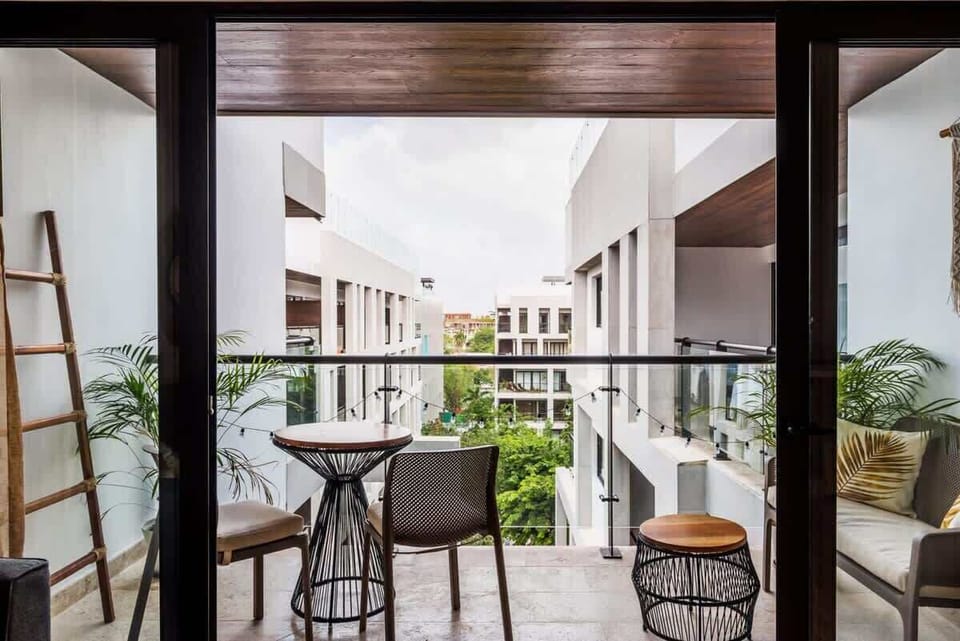 Enjoy the views from your private balcony.
