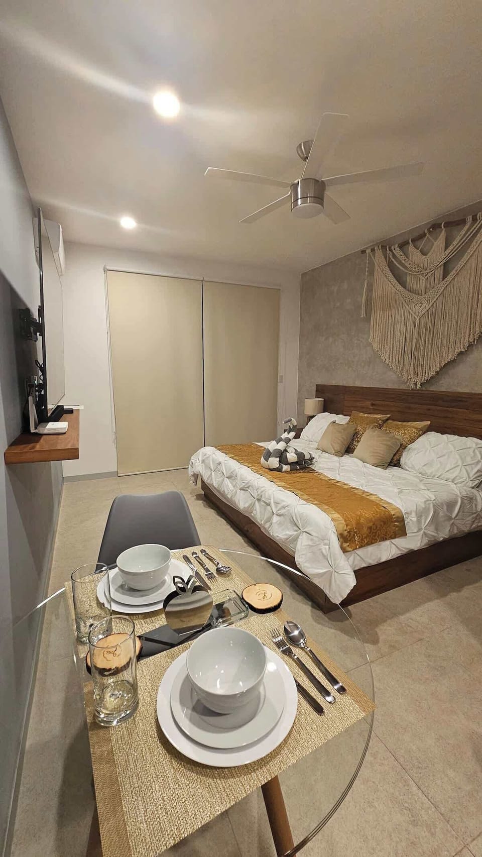 With all the comforts to make you feel at home... but in the Caribbean