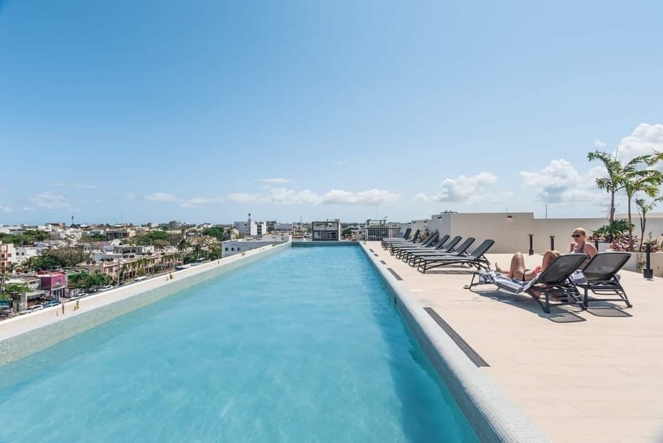A true oasis above the city, perfect for relaxation.