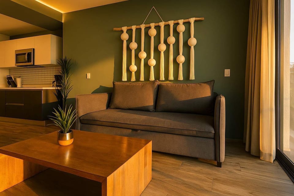 If you wish, the apartment has a very comfortable sofa bed that you can use; just let us know.
