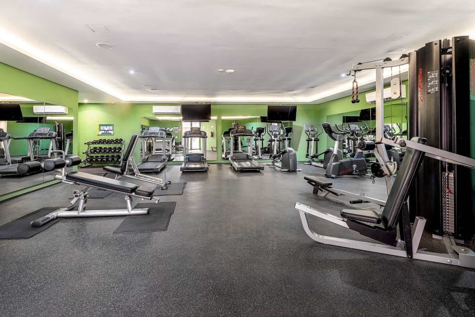 Another view of our modern and fully equipped gym.