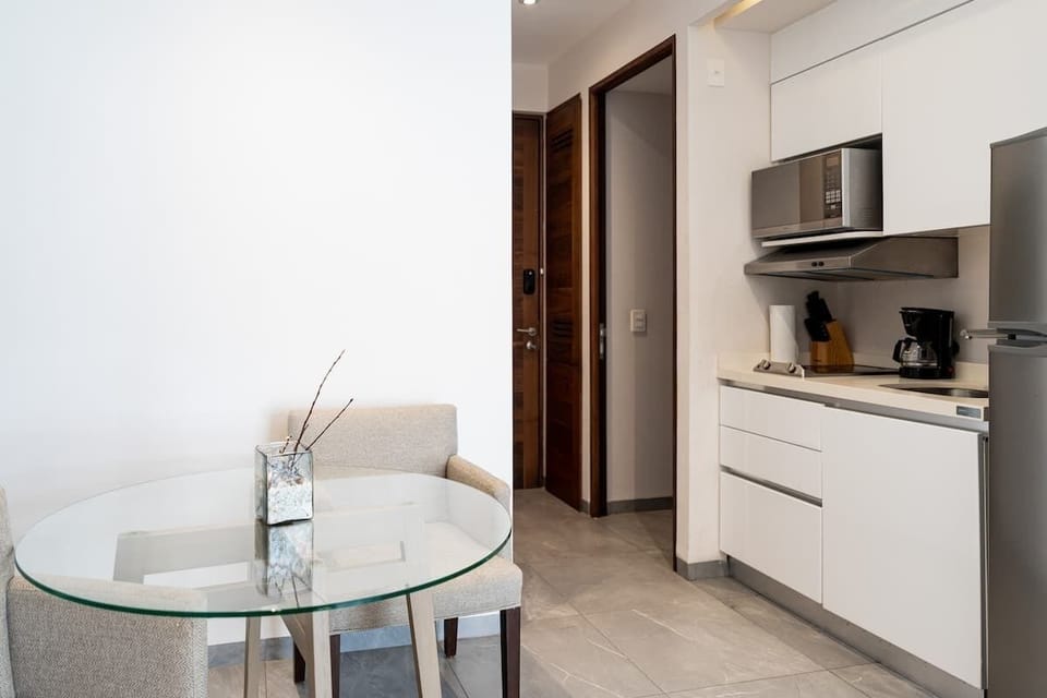 Enjoy meals at your private dining table.