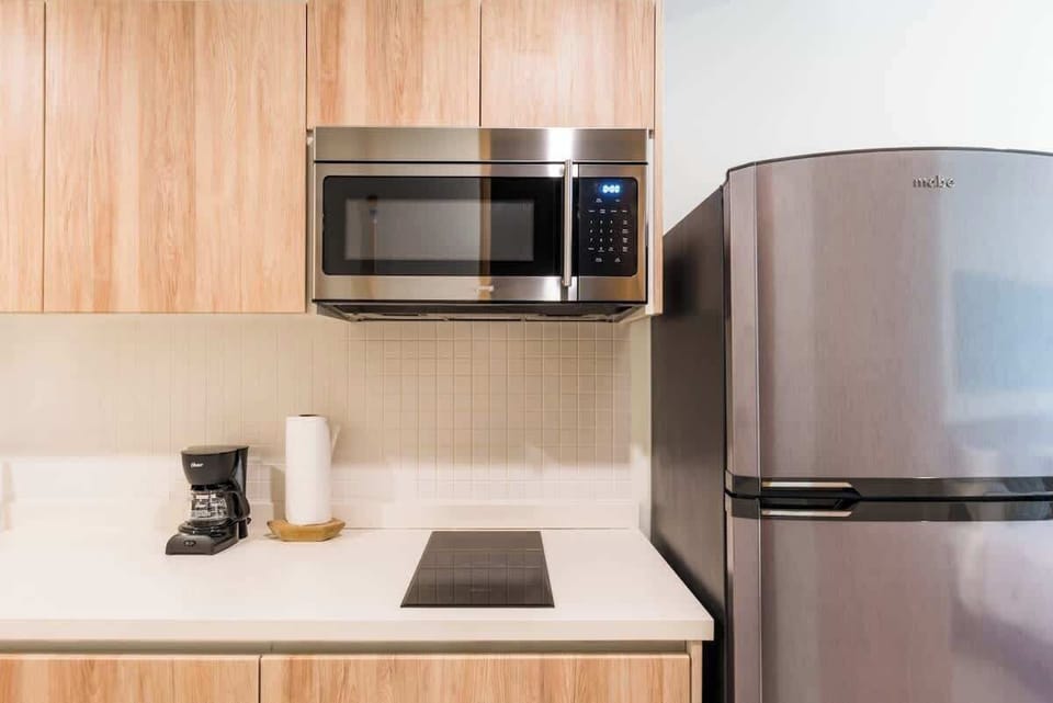 Modern kitchen; cook up a storm.
