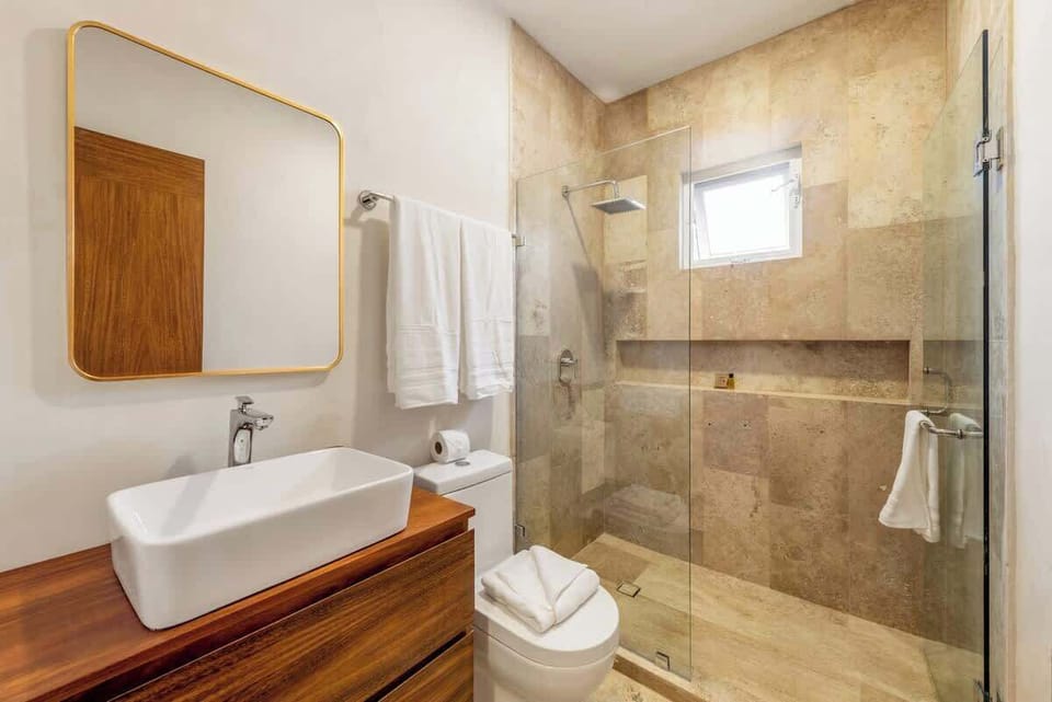 All bathrooms have a very spacious shower and all the necessary equipment so you won't lack anything.