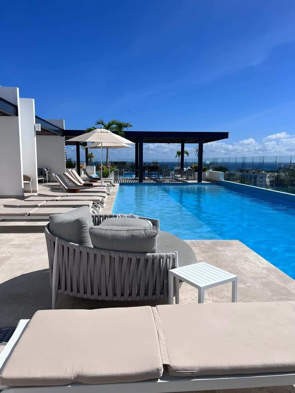 Rooftop pool; perfect for a refreshing dip.