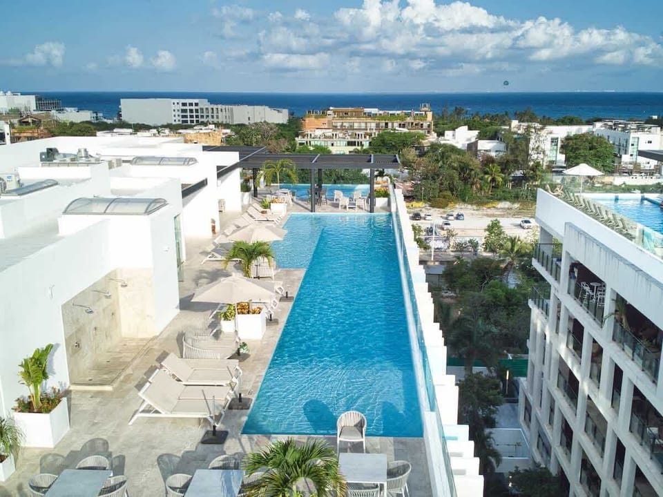 One of the largest and most beautiful rooftops in Playa del Carmen