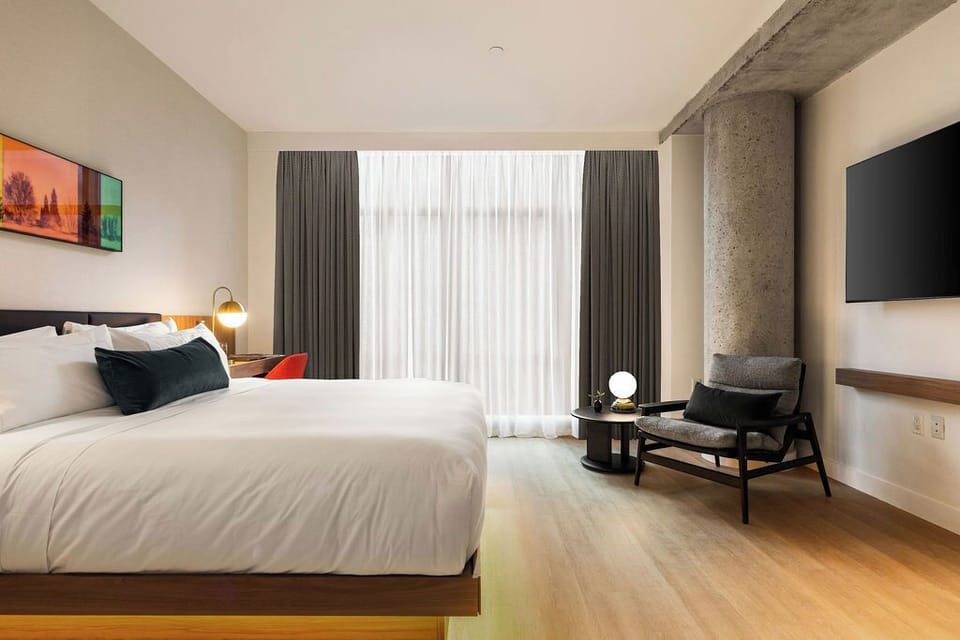 In-room safe, desk, blackout drapes, iron/ironing board