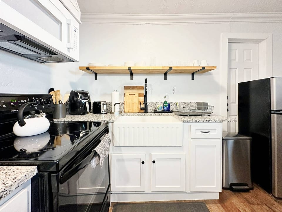 Warm and inviting kitchen with everything you need to prepare meals at your own pace.