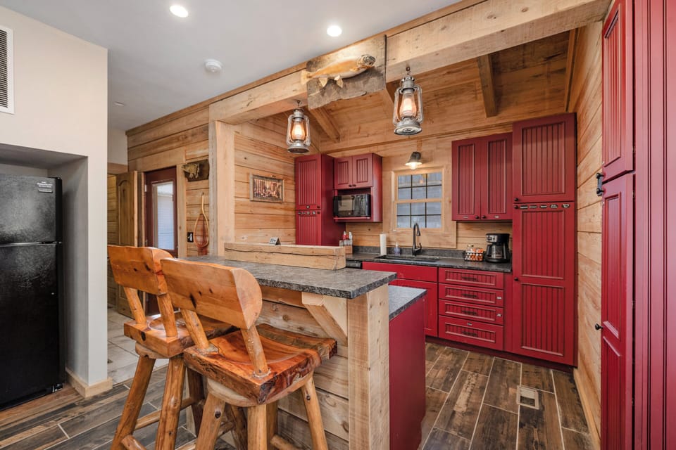 Fully stocked kitchen