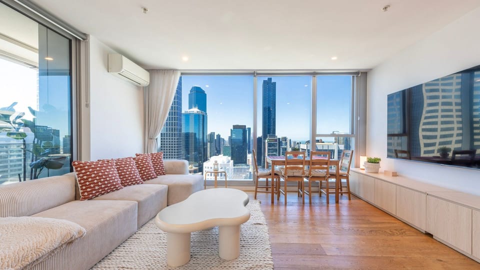 Spacious lounge area perfect for relaxing or entertaining