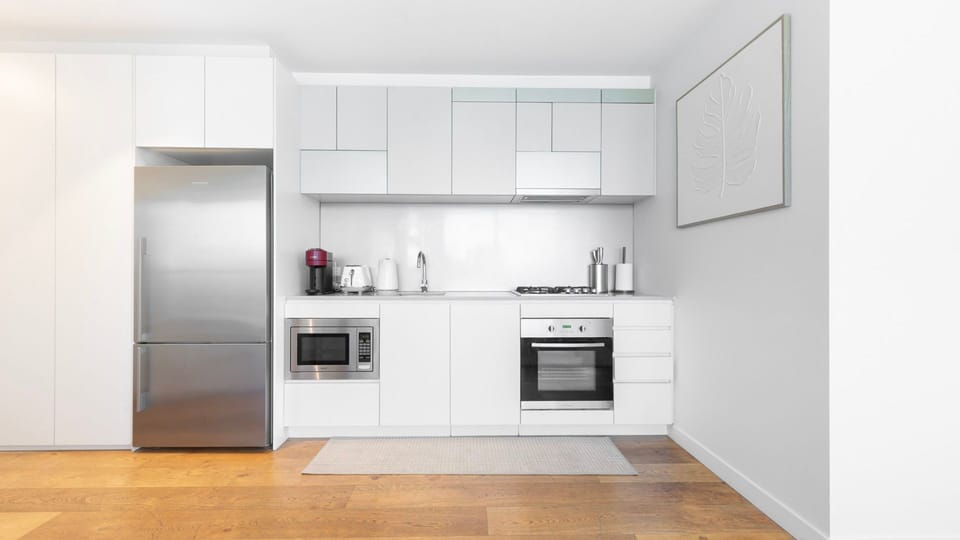 Fully equipped modern kitchen with quality appliances
