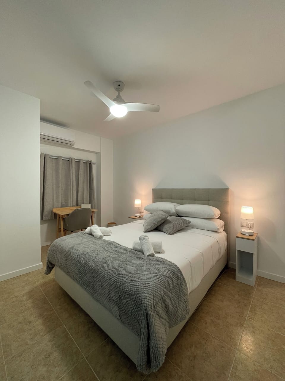 Standard Double Room | Desk, laptop workspace, blackout drapes, iron/ironing board