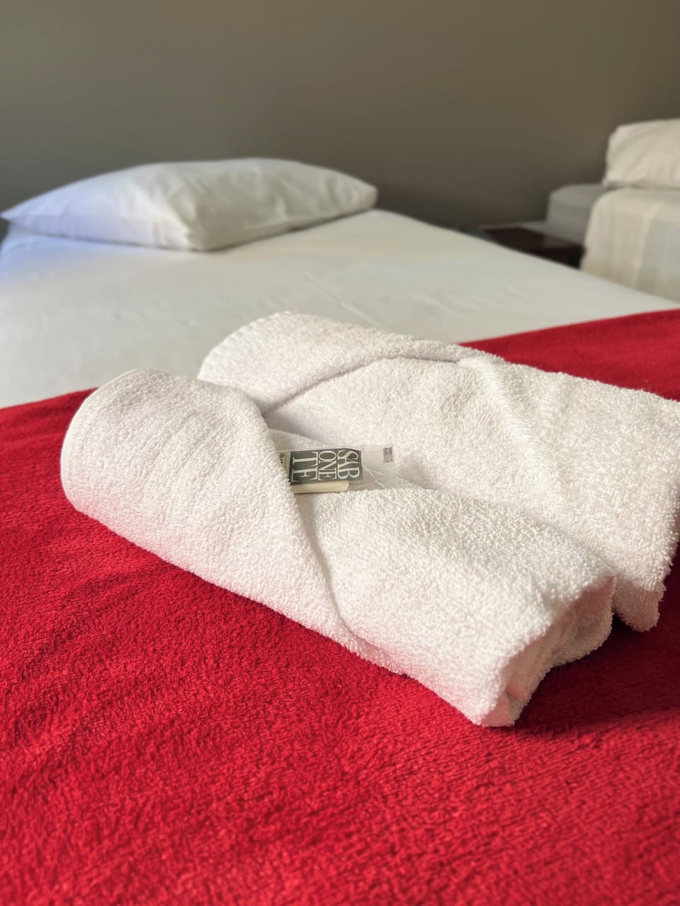 Free WiFi, bed sheets