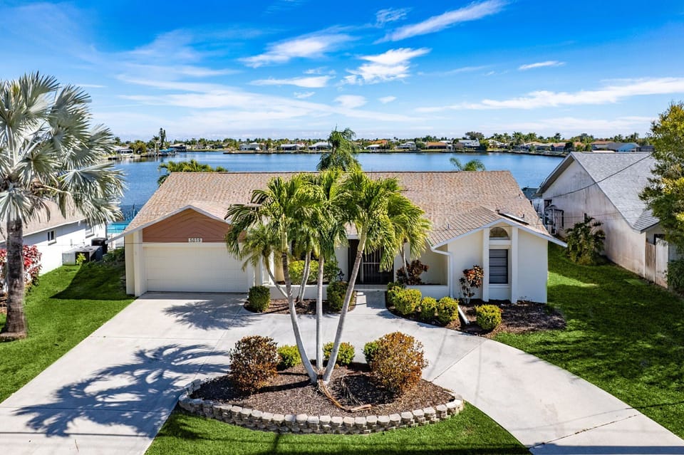 Villa Dawn has beautiful curb appeal