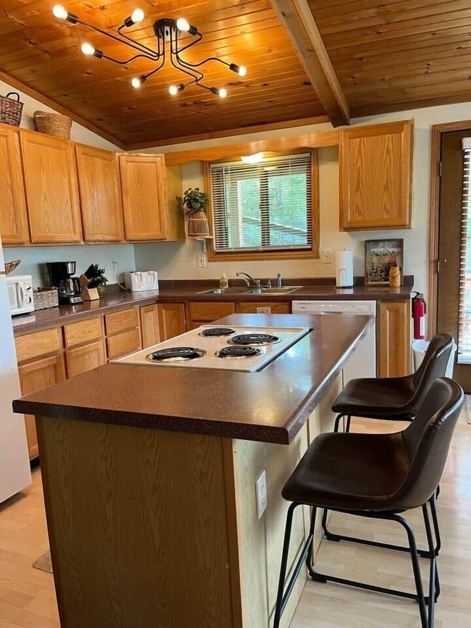Kitchen with island
